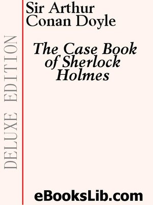 cover image of The Case Book of Sherlock Holmes